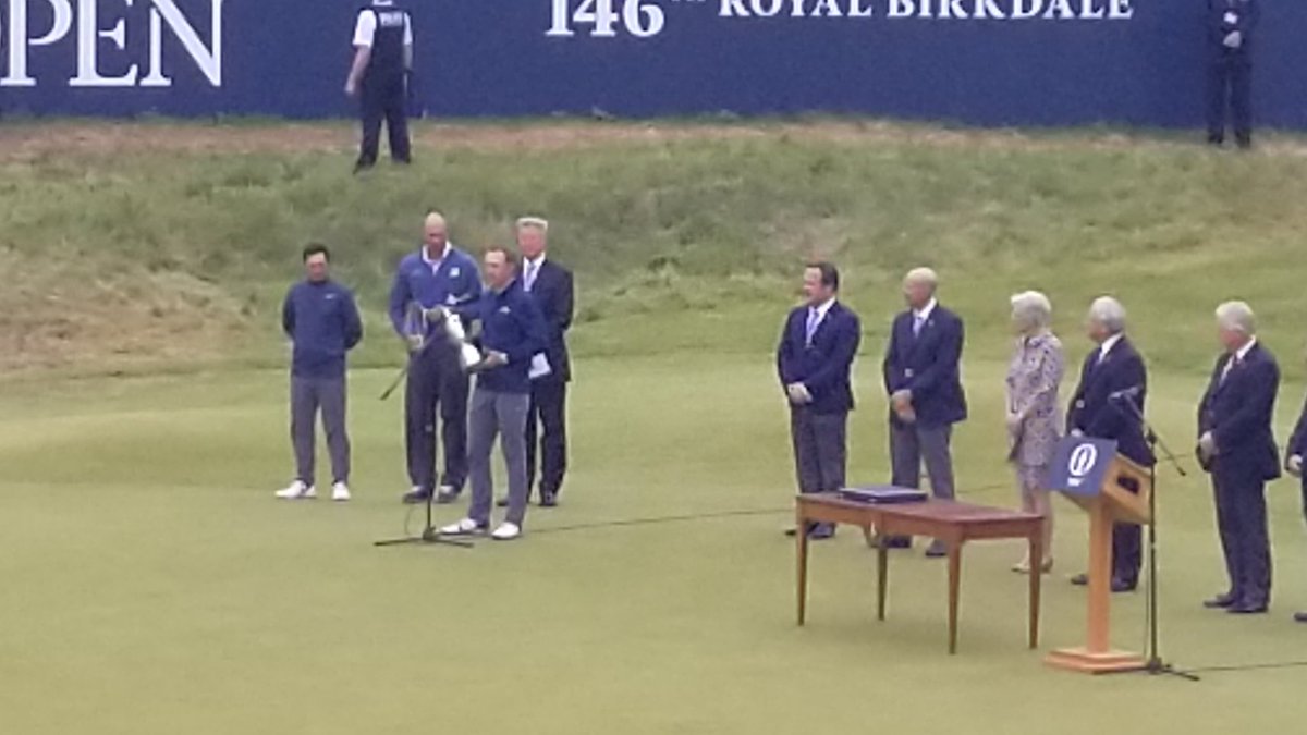 LarryBermanETF's tweet photo. Another #BUCKETLIST item in the books watching #TheOpen. Congrats @JordanSpieth for a brilliant comeback. #Kooooch https://t.co/9sA8BDTUqN
