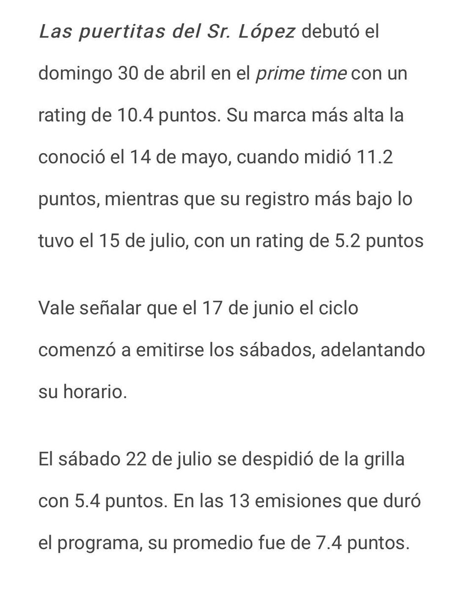 Viendo los números de este sábado cada vez más orgulloso de <a href="/laspuertitasok/">PuertitasDelSrLopez</a> <a href="/eltreceoficial/">eltrece</a>