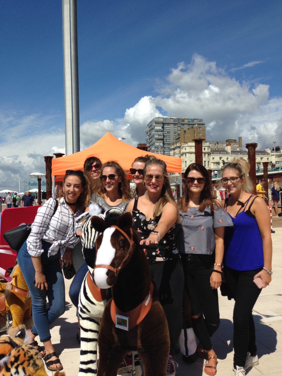 JumpinJockeys's tweet photo. Another fun day with @SUMMERMADNESSUK by the @BA_i360 #Brighton #Events #summer ☀️🐴🏇🏿 https://t.co/ed5g9y8z0f
