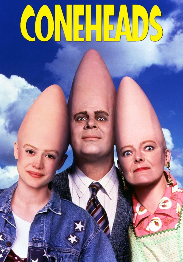 RetroNewsNow's tweet photo. 🎬'Coneheads' premiered in theaters 24 years ago today, July 23, 1993 https://t.co/fOVwVl0uvS