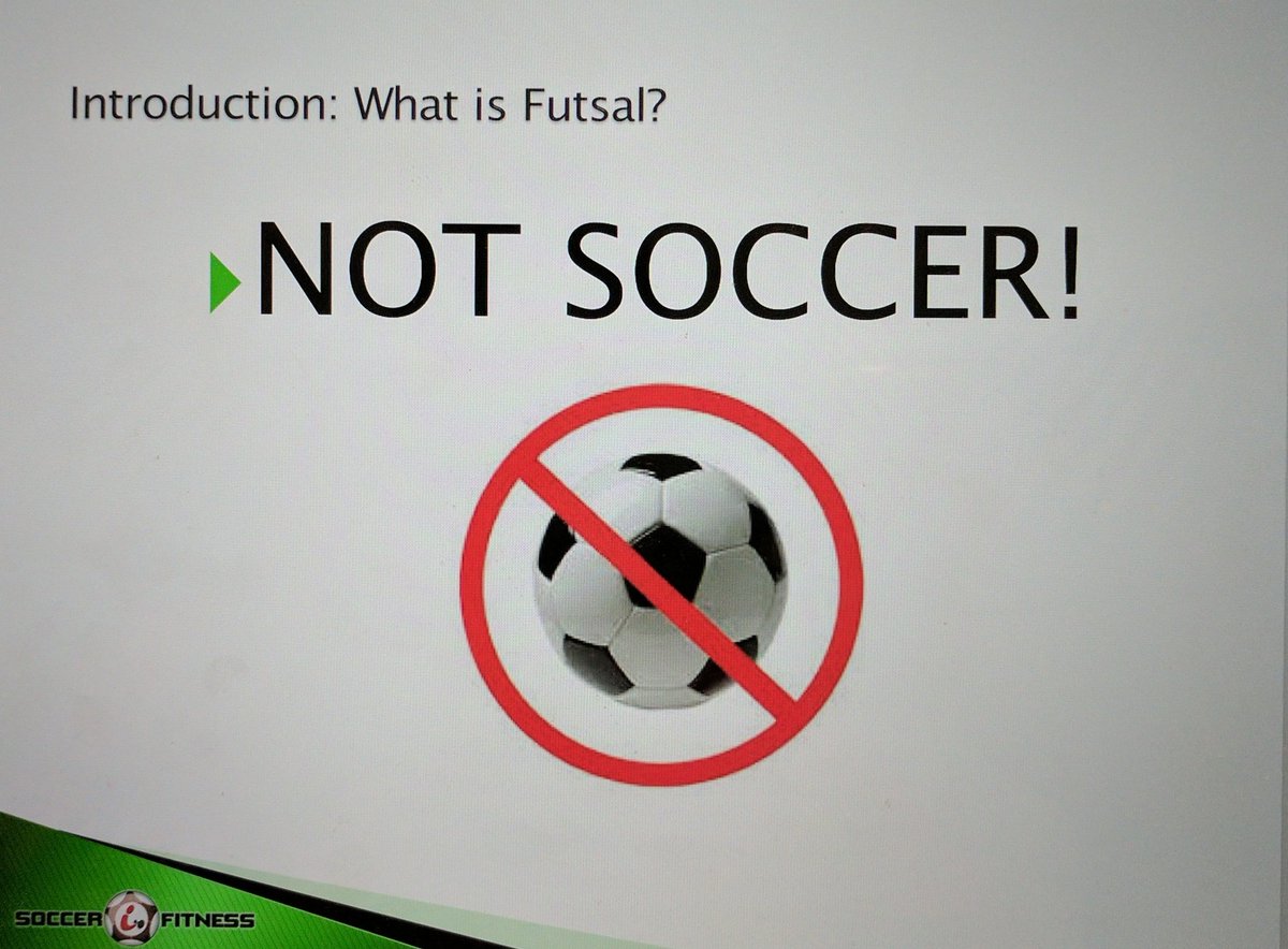 FutsalCanada's tweet photo. @soccerfitgols One of the slides we all need to remember...

#futsalforward #futsalisnow https://t.co/e4RMntAejw
