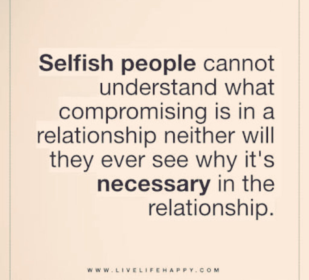 Selfish peoples are shitty ......