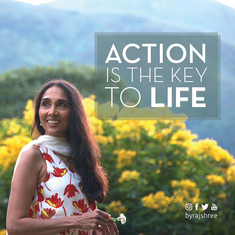 ByRajshree's tweet photo. Behind not wanting to choose is a fear of making mistakes. Trust yourself, do something new today. The universe rewards action not thinking. https://t.co/qTWRu0TyVK