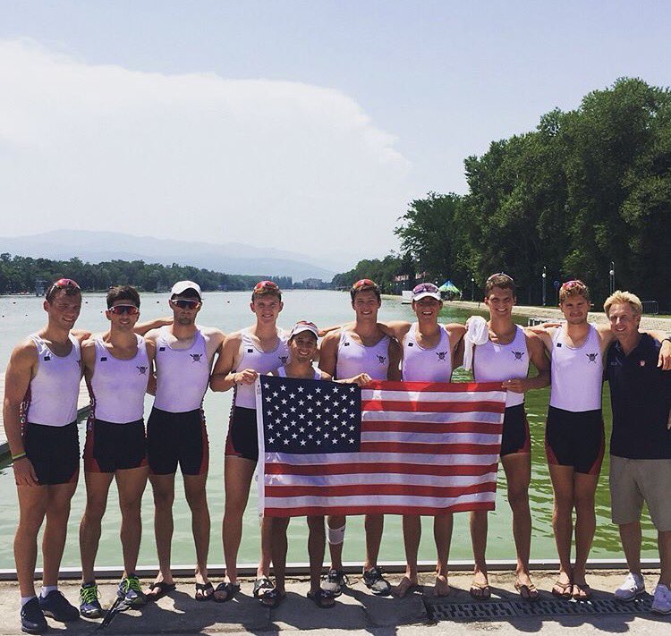 BCMensRowing's tweet photo. Congrats to our alum @TexasDaveO for coaching the US U23 8+ to a strong 4th place finish at U23 Worlds! https://t.co/jo1e75f6W8