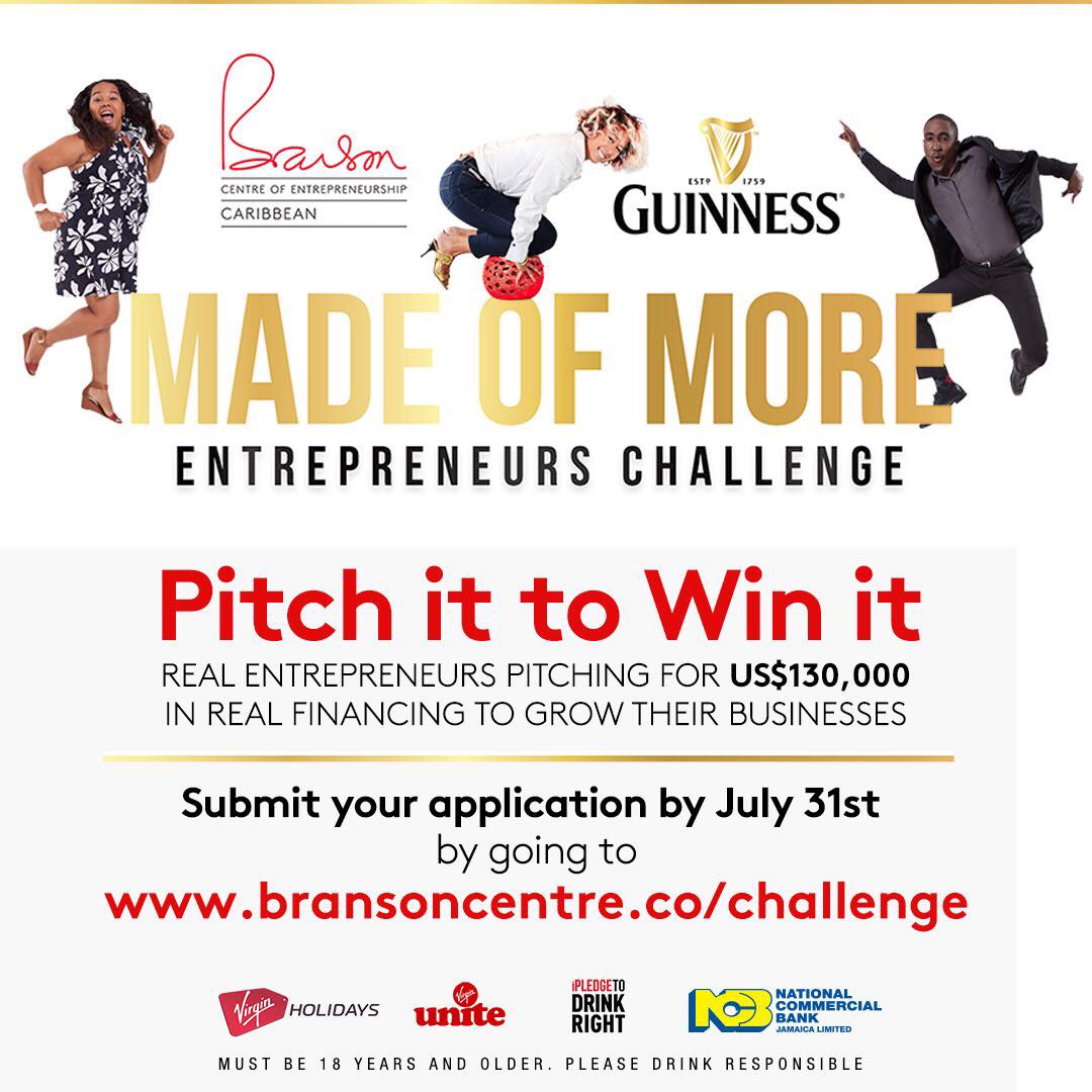 BransonCentreCA's tweet photo. You have 8 more days left to apply for your chance to #PitchItToWinIt Are you Made of More? Visit https://t.co/Mk23SJPxvv to apply today! https://t.co/9BCTQ7vSCg