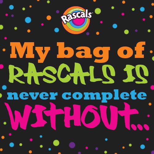 RascalsSA's tweet photo. My bag of Rascals is never complete without  _________ https://t.co/4RMvrTquW5