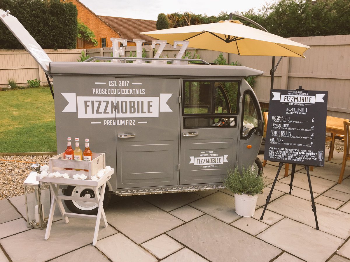 The fizz mobile launch #likethetrike #prosecco
