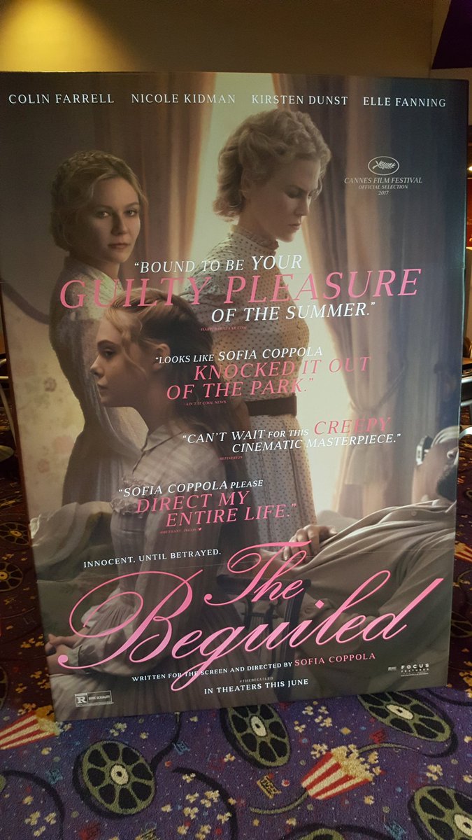 PaulFromFox5's tweet photo. Really enjoyed @beguiledmovie -- beautifully shot and directed by Sofia Coppola. #thebeguiled https://t.co/9pRHFJTSyR