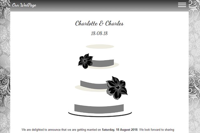 FREE wedding websites! Easy order! Browse our collection now! ourwedpage.net #weddingwebsites #freestuff #bride #groom #wedding