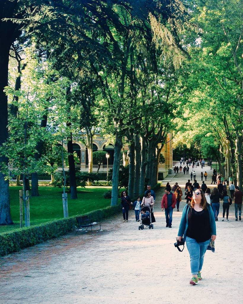 Looking for some "fresh air" I go back to Madrid. This is a wonderful park, called "El Retiro" and in the picture you can find my dear Inst…