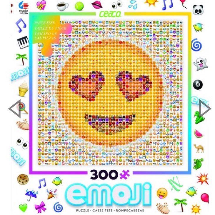 emojistuff's tweet photo. 300 piece #hearteyesemoji #puzzle made up of all different #emojis ~link in bio~ at #emojistuffdotcom #emojistuff … https://t.co/sE3YKJi3bQ https://t.co/Uf5QIA0Nsw