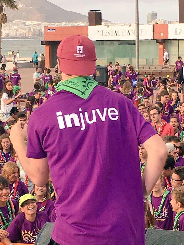 fran__san's tweet photo. #RutaSocial Nuestros @scout_es @asde_exmu en #Canarias #EsJamboree lo dan todo con #CaravacaAñoJubilar @regiondemurcia @injuve @jacello https://t.co/iQ7hLdfh9o