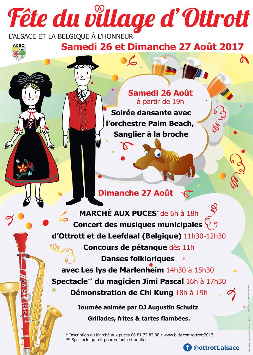 ottrottalsace's tweet photo. Fête du village d'#Ottrott. Quel programme ! Rendez-vous 26 et 27 août ! @ottrottalsace #Alsace #fetevillageottrott https://t.co/whEFxjJ3Rc