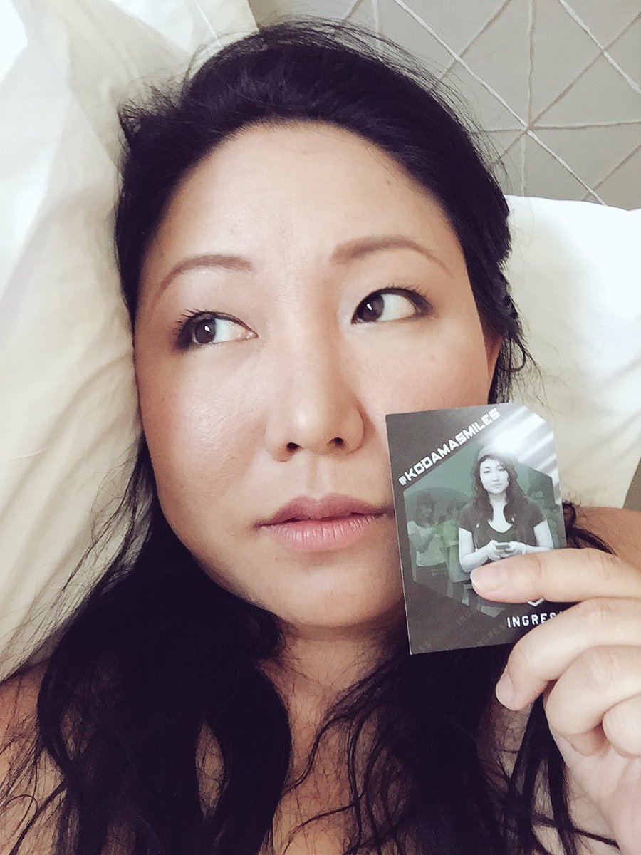 AgentKodama's tweet photo. Last chance to get a #Kodamasmiles card today! Heading to The Broken Yolk for some breakfast. See you all there!!! #sdcc #ingress #niantic https://t.co/EGKgOWqtMG