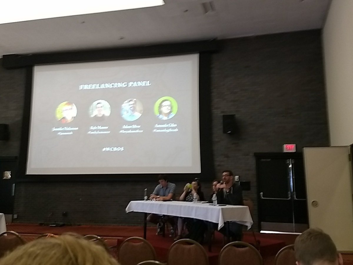 AngelErrafay's tweet photo. Freelance Panel discussion #wpbos https://t.co/coyTO0xB9p