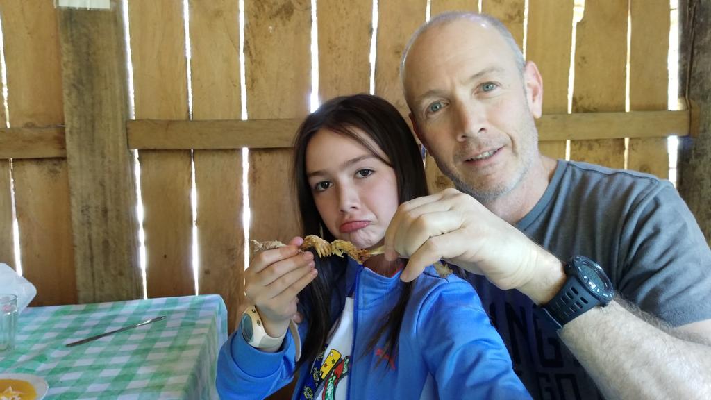 Cuy fist bump = good times in Cajamarca