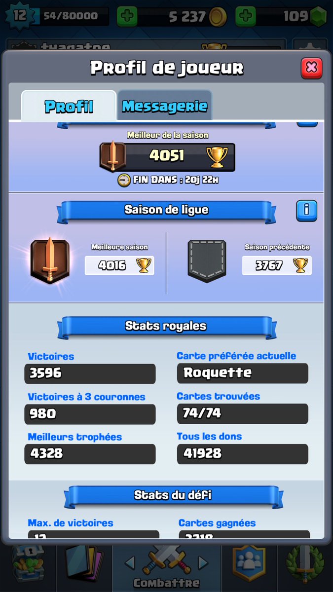 Simon32685267's tweet photo. @Seinhor9 au passage je peux venir dans la tt2 j ai 4000 tr actuellement et 4300 en record j ai fait des annonces sur discord mais pas de réponses https://t.co/lmhE2ddiCx