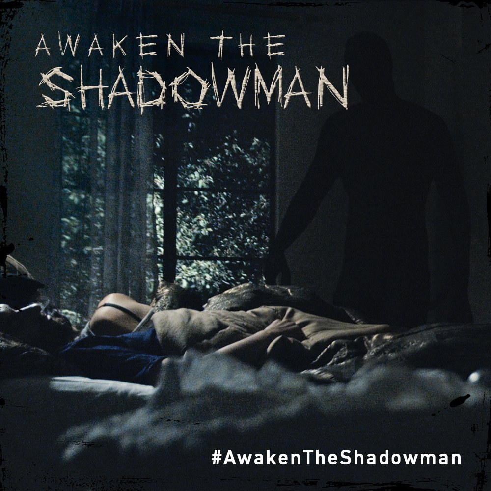 AwakenShadowman's tweet photo. Be scared to sleep. Get ready for Awaken the Shadowman, available July 25th. Pre-order here: https://t.co/Q6CTfiUy9P https://t.co/wJEczkzqXJ
