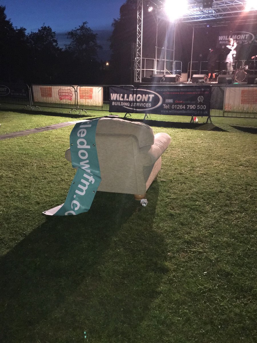 TidworthEvents's tweet photo. We had rain but it didn't stop play... Festival armchair had best position #ttf17 @cllrbrianpratt https://t.co/CpWgBbGPWZ