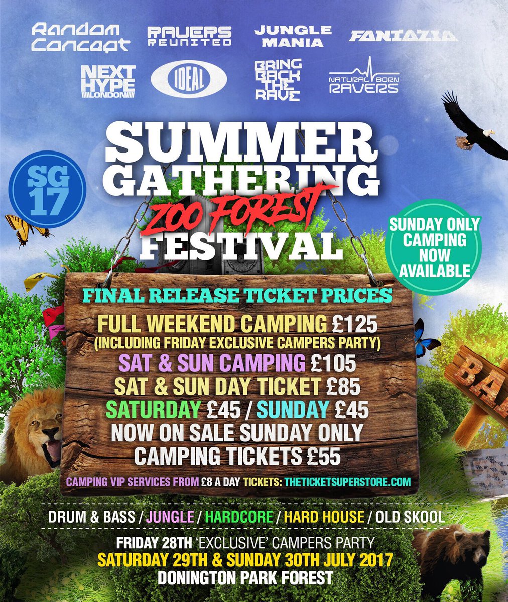 RANDOMCONCEPTUK's tweet photo. The Summer Gathering Festival 2017: Zoo Forest 

Event: https://t.co/Avo3Onyf0l

Tickets:- https://t.co/igxhGFQufR https://t.co/FR6kxuNLgS