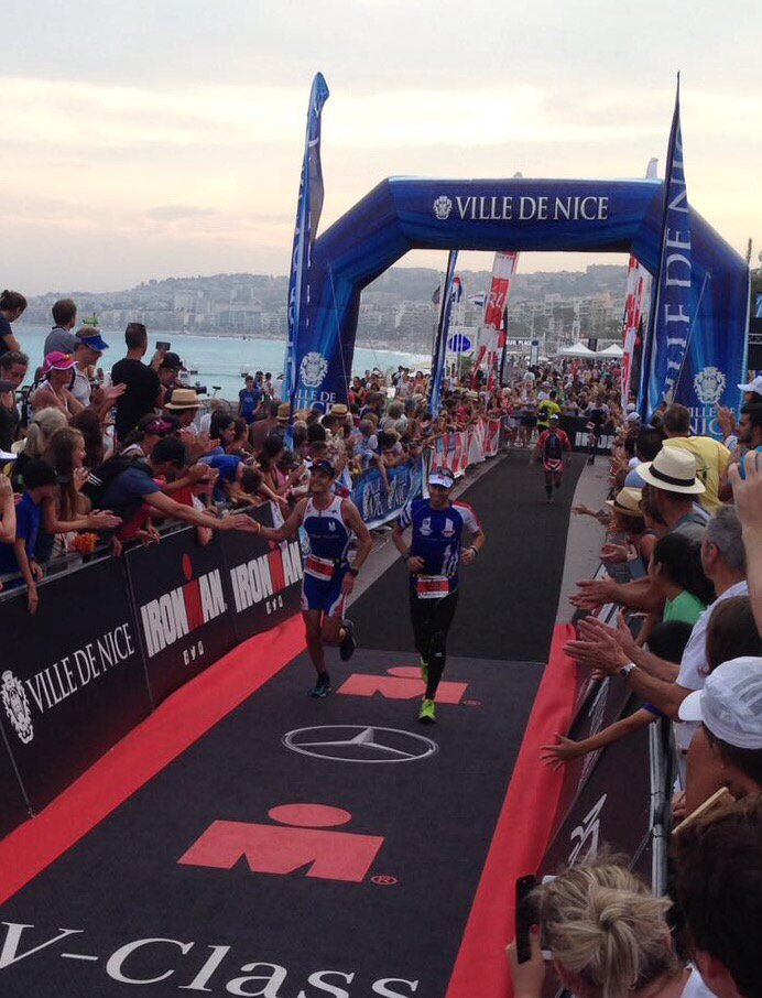 <a href="/TriathlonTlseM/">Triathlon Toulouse M</a> Bravo aux finishers du #TTM #ironman #Nice #machines #teamponey