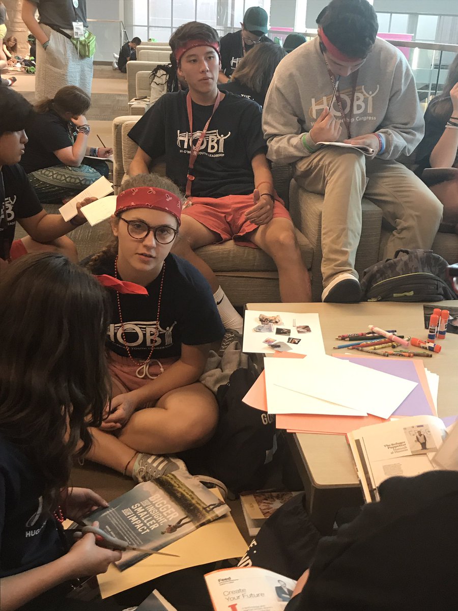 HOBY's tweet photo. Vision boards are well underway! Using images and art to express who we are @PresenceAgency #HOBYWLC2017 #TheGOLDStandard https://t.co/QnLvonpJ5m