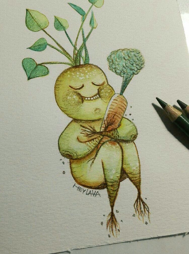 heylava_'s tweet photo. Mi hijo cebollino y mi nieto zanahorio son #adorables ÑAM! #illustration #cute #vegetables #art #ArtOfTheDay https://t.co/rsVOMYMC4u