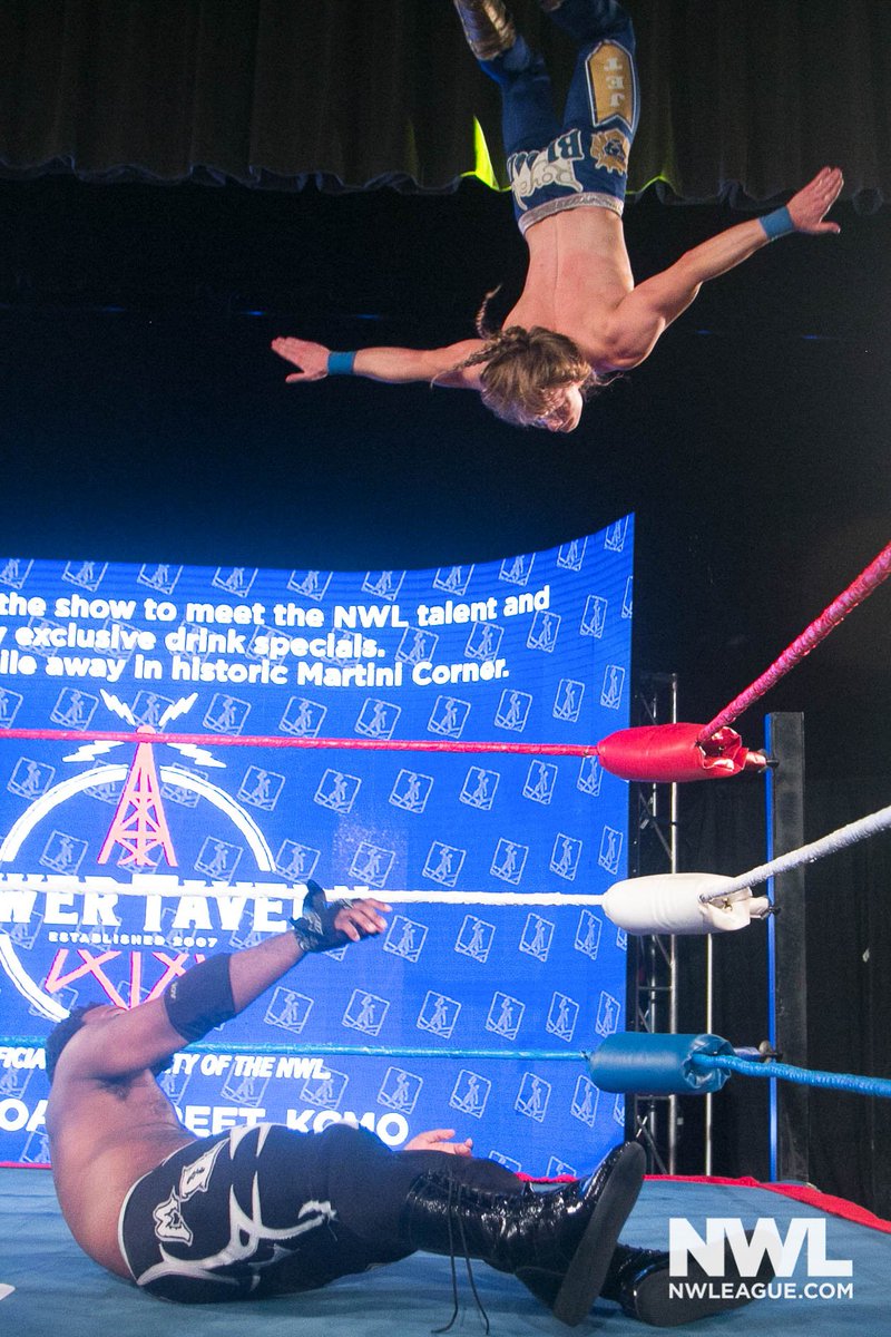 NWLPro's tweet photo. Catch the replay at 4pm on @kq2! Jet of @RoyalBloodNWL &amp; #CaptainKC @blainemeeks_nwl take on @DaveyVega85 &amp; @TheDirtyRook in the Main Event! https://t.co/emg27CYPvK