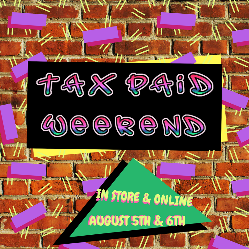 TBBPSC's tweet image. Tax Paid Weekend is almost upon us! 
#psc #getreadytosave #taxpaidweekend