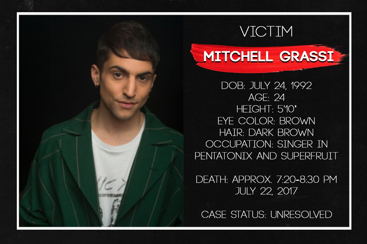 {Meet the victim, Mitch Grassi. (happy birthday!)} 