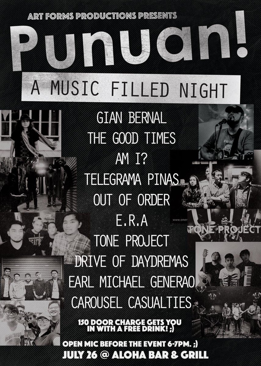toneprojectph's tweet photo. July 26 @/aloha bar &amp; grill! https://t.co/L7LAOwJtDp