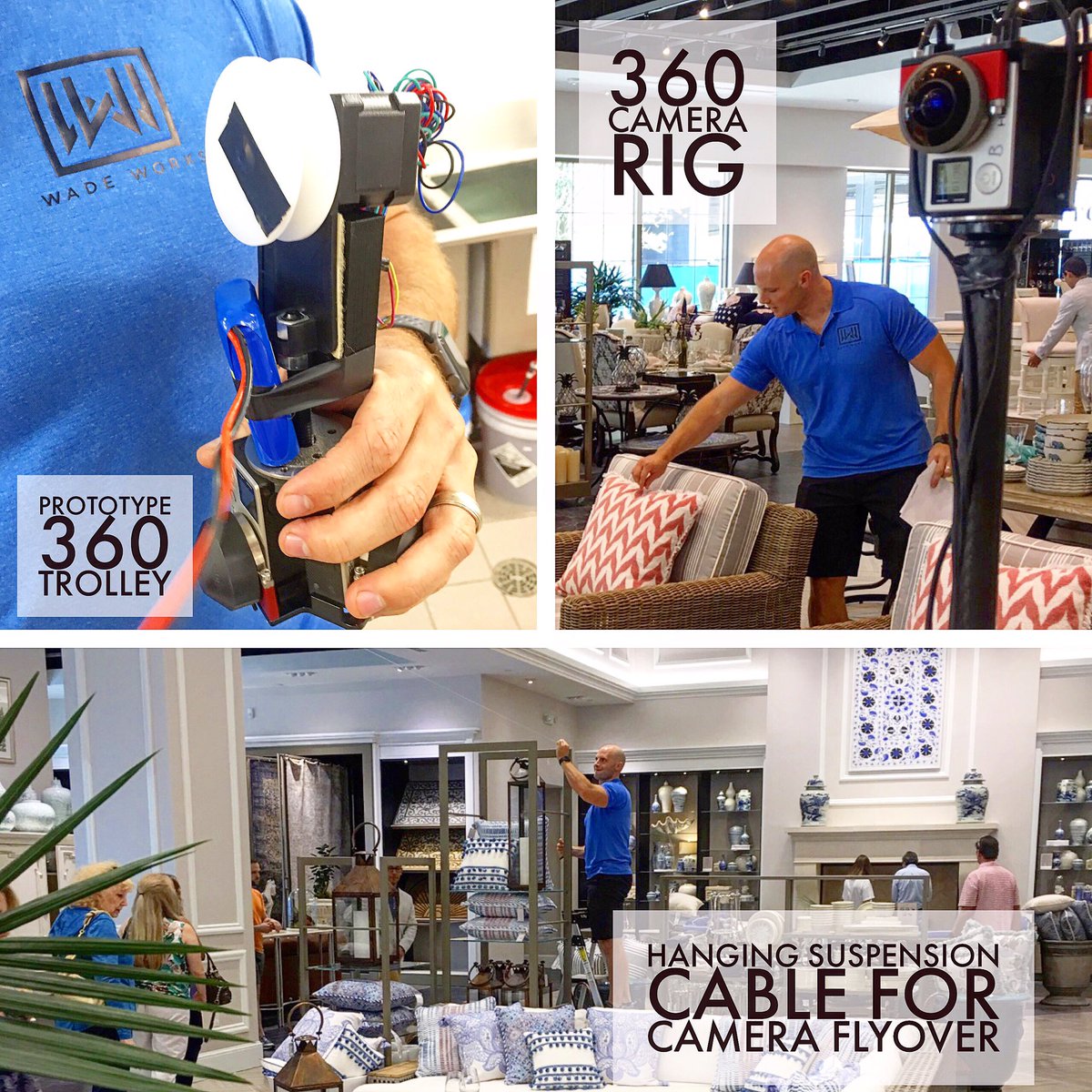 On set today with <a href="/frontgate/">FRONTGATE</a> @wadeworkscreative and @foundry45 for a fully interactive 360 shoot at the new flagship store in Plano TX