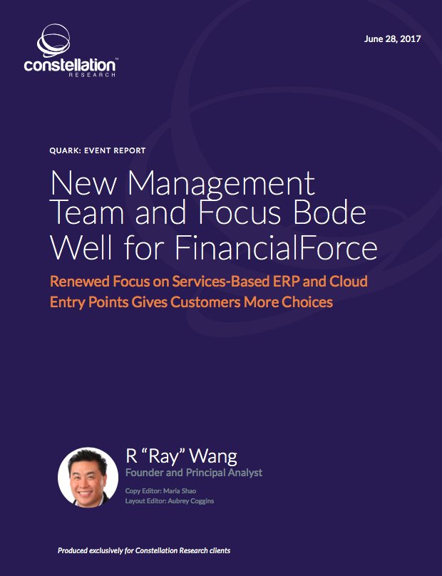 rwang0's tweet photo. MyPOV: what you need to know about the new management team @financialforce and #FFComm17 https://t.co/5fAacBHcuV #cloud #ERP #CFO #CIO #ensw https://t.co/pqfXIn49ak