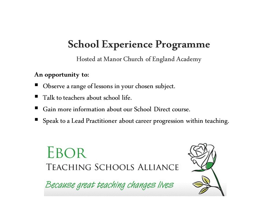 HopeSentamuWFD's tweet photo. Our School Experience Programme is now taking places for 2017/18. Hosted at @manorceacademy. Book here:https://t.co/C8fszT14Db  @HopeLT_York https://t.co/NpFqcJV5tp