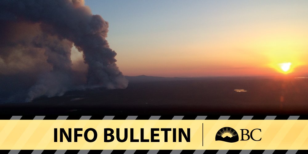 BCGovFireInfo's tweet image. The area restriction order to Watson Lk, Lac La Hache, Williams Lk and Horse Lk has been rescinded bcfireinfo.for.gov.bc.ca/hprScripts/Wil… #BCwildfire