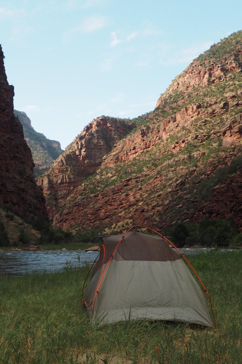 Marmot's tweet photo. Marmot Athlete Jake Cohn's (@jake_cohn) dome away from home on a river excursion - the Tungsten 2P tent. #LiveYourSomeday #MarmotForLife https://t.co/VCN6U5RrKG