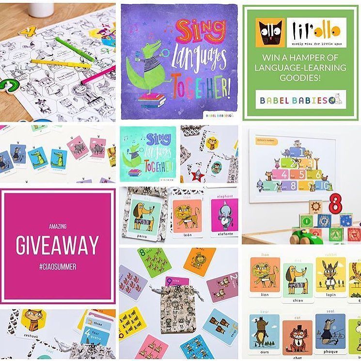 Babel_Babies's tweet photo. Final 24 hours to enter our #ciaosummer #giveaway to celebrate the launch of @hello_lilollo #language resources in our online shop! Win a h… https://t.co/qtS9fTgmZB