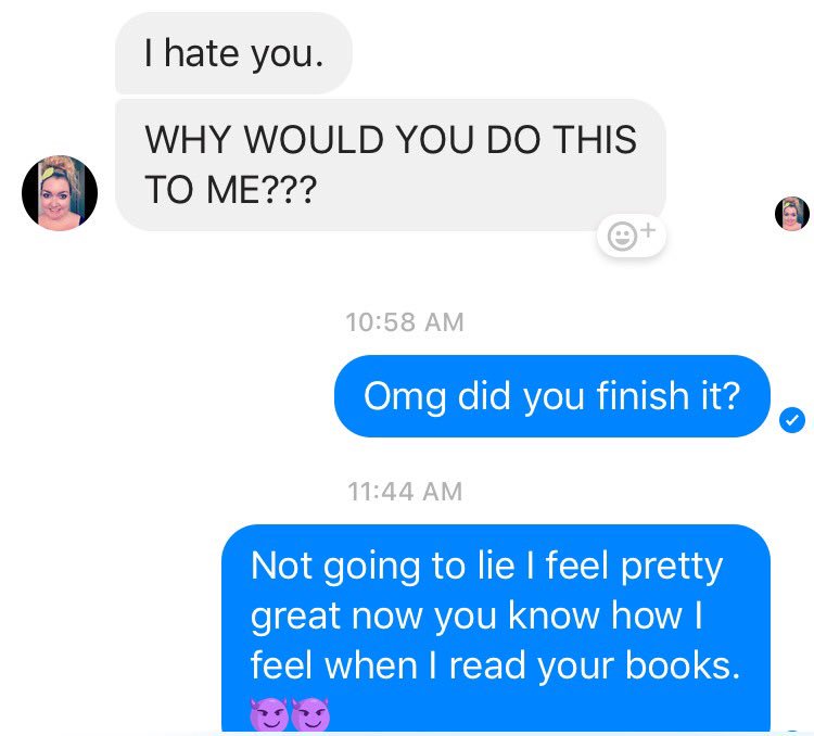bookishashleigh's tweet photo. @jenniferniven ILY @colleenhoover is loving ATBP &amp; hating me for picking it. This is karma for all the tears I shed reading her books 💕#yess https://t.co/8c1n1gZK8p