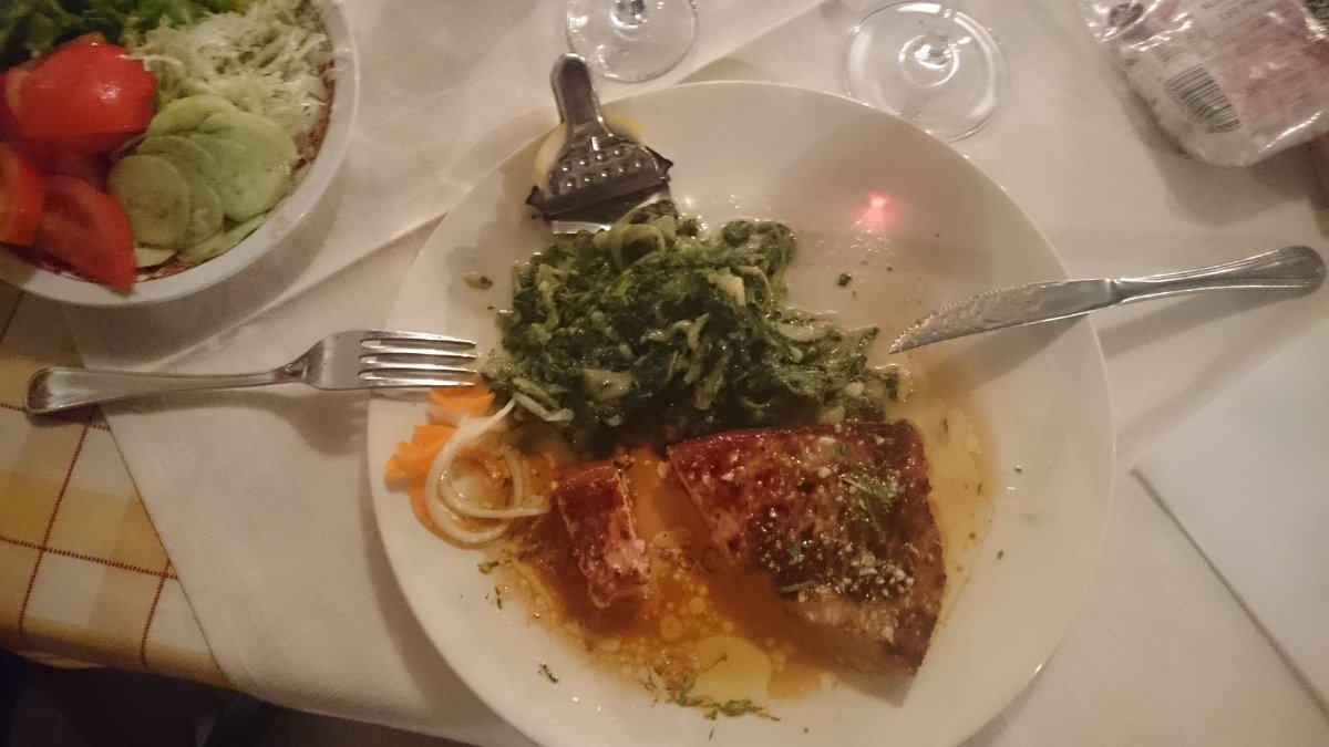 Stanko777M's tweet photo. Super sabljarljka s gonarskom blitvom 😀@ restaurant gonar https://t.co/FMcVuSElSG