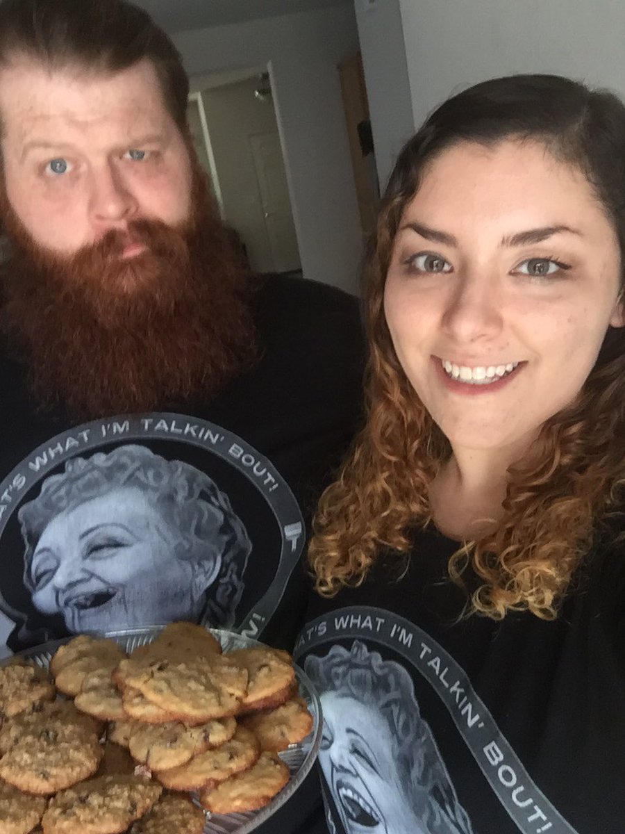 seabrii's tweet photo. @JaboodyShow we're baking cookies with our granny shirts! https://t.co/2Wlm2DbpmK