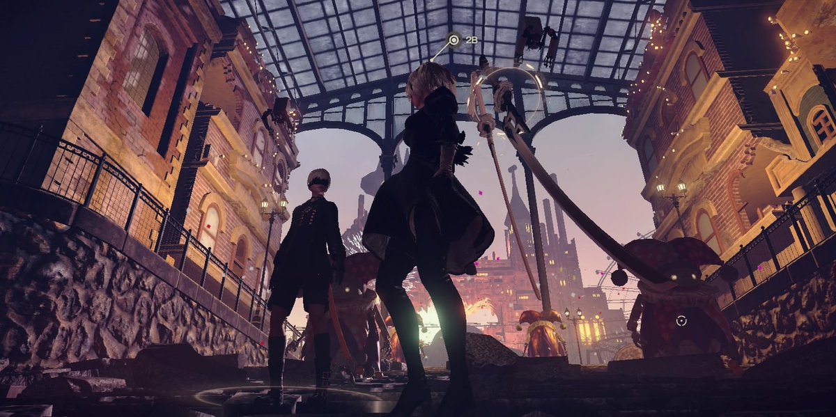 Sena Nierの特集 ポスター付きと聞いて W 景色が綺麗でスクショ撮ってばっかりです スプラトゥーンもやりたいなぁ Switch持ってないけど Nierautmata ニーアオートマタ