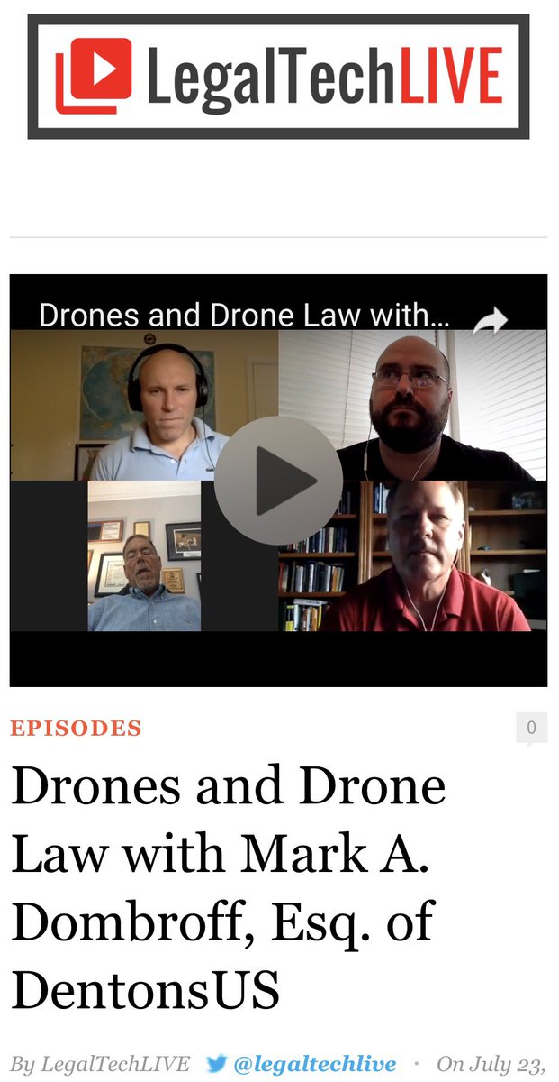 mitchjackson's tweet photo. Fascinating chat with US aviation and drone lawyer @markdombroff @expertsdotcomvp @raiklan #LegalTechLIVE https://t.co/31afEbS2rK https://t.co/ZQeEZWohj6