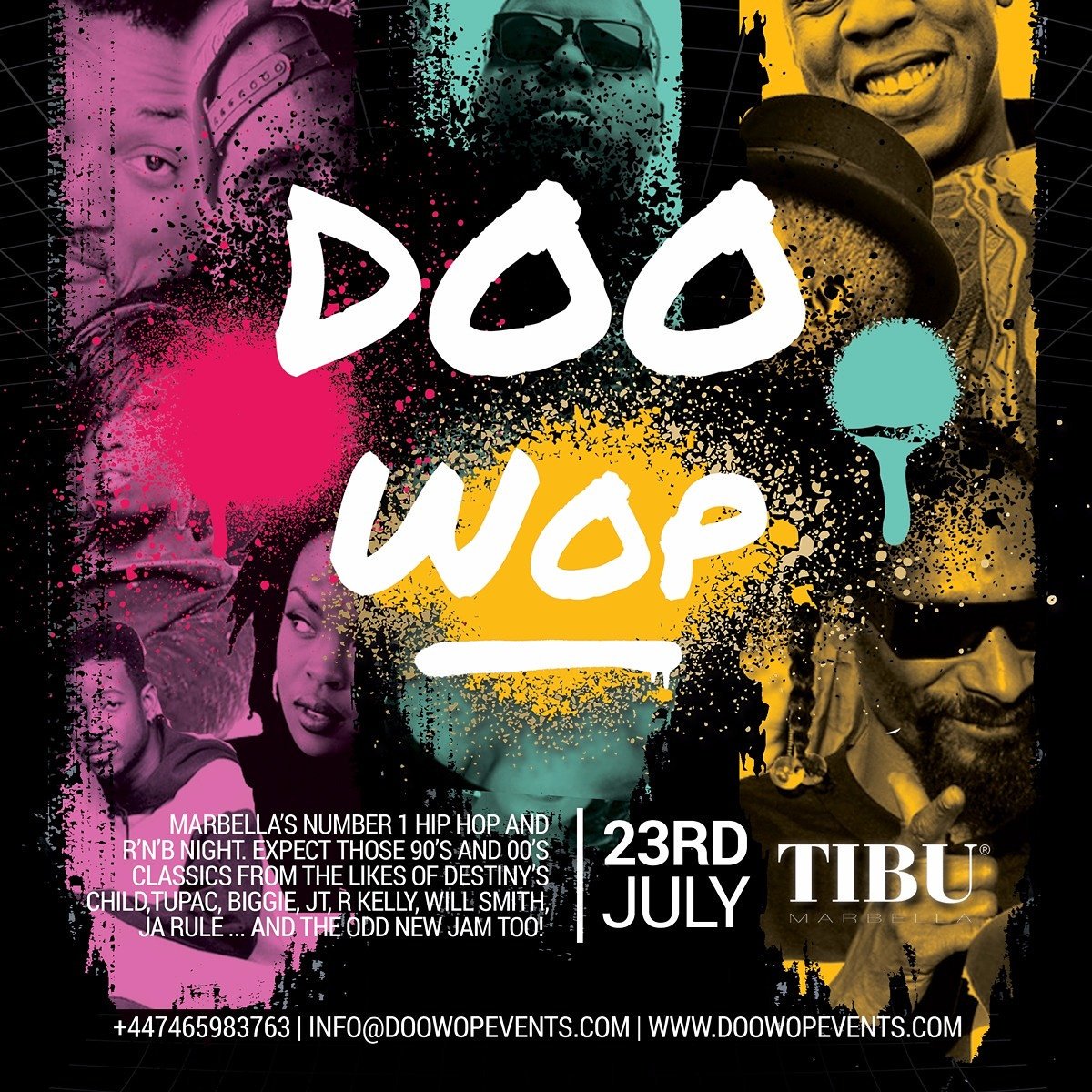 Doo Wop o'clock at <a href="/TIBUMarbella/">TIBU Marbella</a> ! Let's have have a party 💃🎤🙌

#marbs #Marbella #oldschool #hiphop #rnb
