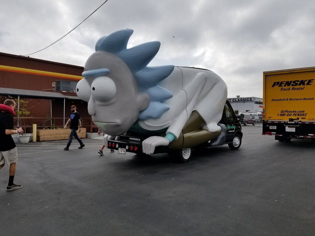 Successful day with the Rick and Morty fam and <a href="/ModernTimesBeer/">Modern Times Beer</a> . Get schwifty! <a href="/rickmobile/">RICKMOBILE</a> #rickmobile #rickandmorty
