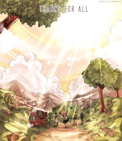 "The guild's doors are always open!" Thank you, Fairy Tail &amp; Hiro Mashima 👆💖 #MagnoliasRegime #FairyTail4EverInOurHearts #FairyTail