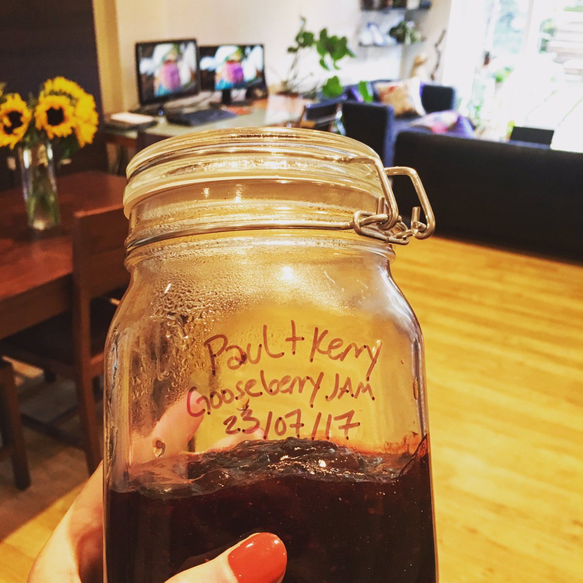HelloKezza's tweet image. Today I made jam!