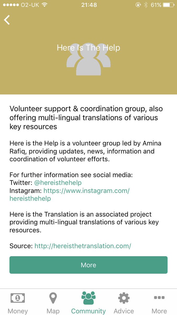 hereisthehelp's tweet image. Welcoming the new Grenfell Support app for everyone who wants information. This will be getting updated regularly. #grenfell #supportapp