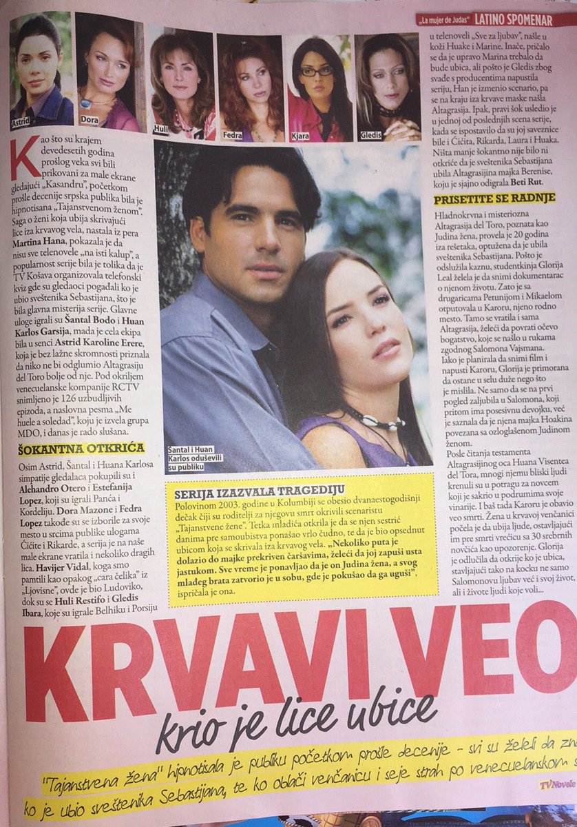 ChantalBFans's tweet photo. #LaMujerDeJudas @chantalbaudaux @realjuancgarcia @kiara_true @julierestifo @astridherrera84 @FedraLopeztv TV Novele Serbia (Julio 2017) https://t.co/bkztPFbYhD
