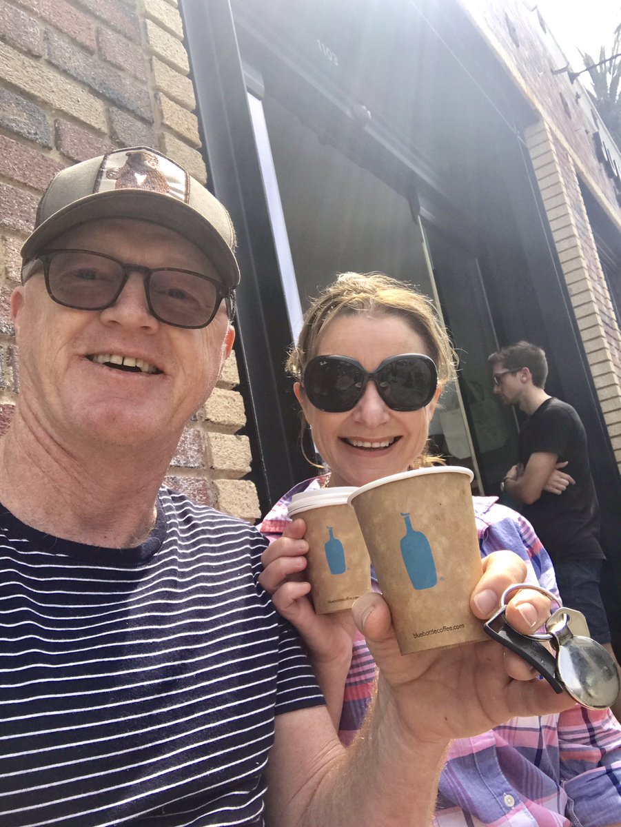 PeterJColbert's tweet photo. 1st purchase w/ @AnneMareeMurphy using @INAMOCURL @bluebottleroast @abbotkinneyblvd @VeniceBeach_CA @ausfintech @stoneandchalk @inamo #inamo https://t.co/2473QqMyY3
