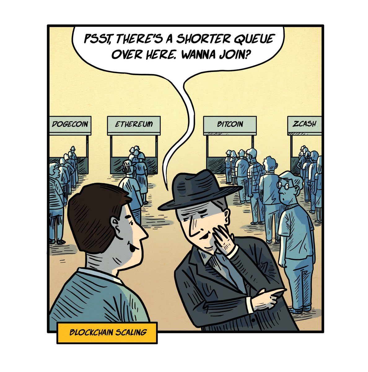 I commissioned some fun blockchain-themed comics!